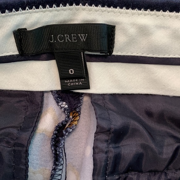 J.Crew Heart Print Mini Shorts Size 0 - Picture 6 of 7